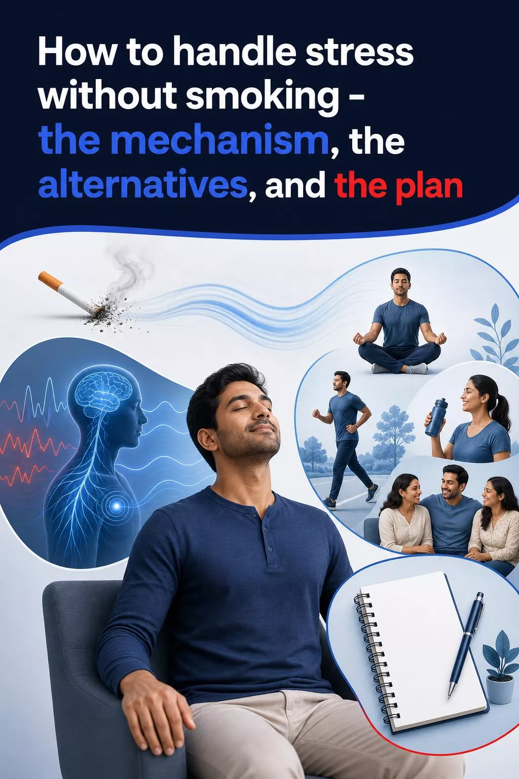 How to handle stress without smoking – the mechanism, the alternatives, and the plan