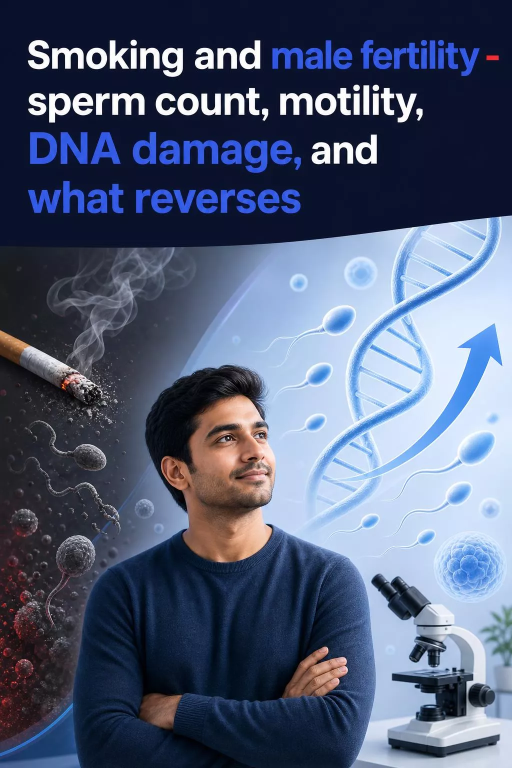 Smoking and male fertility - sperm count, motility, DNA damage, and what reverses